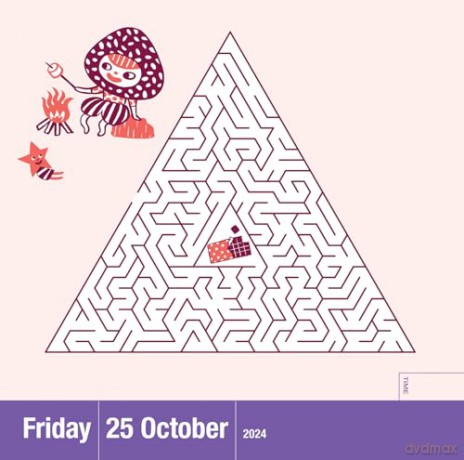 Maze-A-Day Page-A-Day Calendar 2024: Follow the Path to a Sharper Brain! - Workman Calendars [KSIĄŻKA]