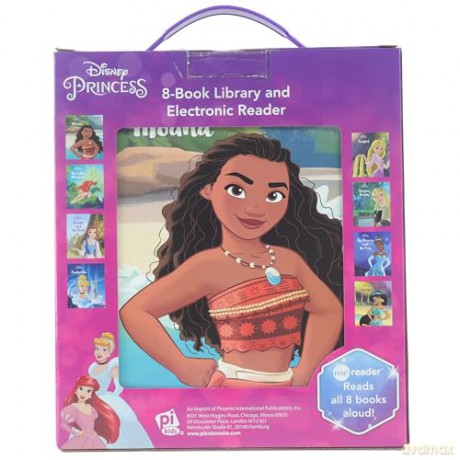 ME READER 3 INCH 8 BOOK DISNEY PRINCESS REFRESH: Me Reader: 8-Book Library and Electronic Reader [KSIĄŻKA]