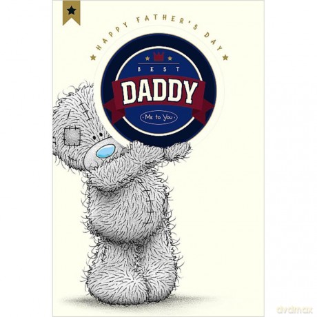 Me To You Bear Best Daddy Fathers Day Card [KSIĄŻKA]