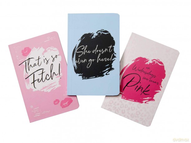 Mean Girls Pocket Notebook Collection: Set of 3 (Notebooks set of 3): That Is So Fetch! - Insight Editions [KOMIKS]