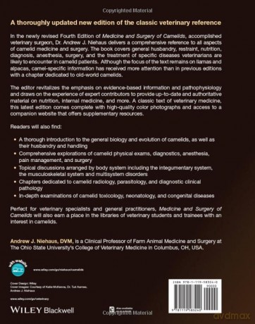 Medicine and Surgery of Camelids - Andrew J. Niehaus [KSIĄŻKA]