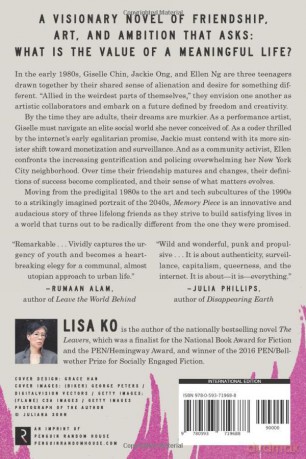 Memory Piece: A Novel - Lisa Ko [KSIĄŻKA]