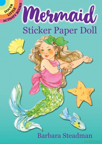 Mermaid Sticker Paper Doll (Little Activity Books) - Alex Falase-Koya [KSIĄŻKA]