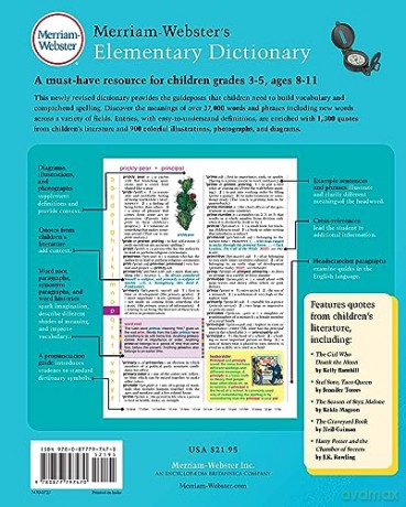Merriam-Webster's Elementary Dictionary - Merriam-Webster [KSIĄŻKA]