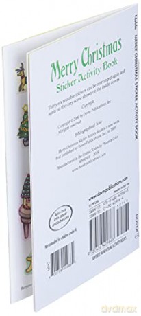 Merry Christmas Sticker Activity Book (Little Activity Books) - Jess Gifkins [KSIĄŻKA]