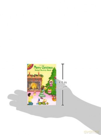 Merry Christmas Sticker Activity Book (Little Activity Books) - Jess Gifkins [KSIĄŻKA]