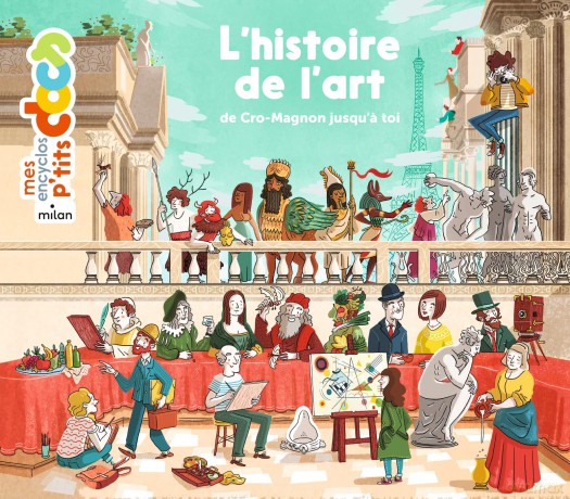 Mes p'tits docs/Mes docs animes: L'histoire de l'art de Cro-Magnon jusqu'a t - Stéphane Frattini [KSIĄŻKA]