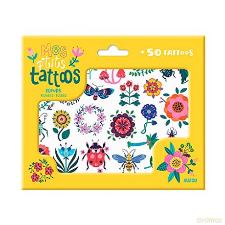 Mes p'tits tattoos - Fleurs (NE) - Paula MC GLOIN [KSIĄŻKA]