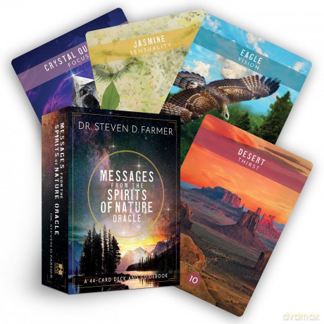 Messages from the Spirits of Nature Oracle: A 44-Card Deck and Guidebook - Steven Farmer PhD [KSIĄŻKA]