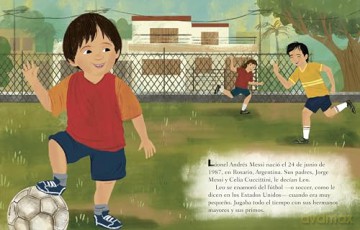 Mi Little Golden Book sobre Lionel Messi (My Little Golden Book About Lionel Messi) - Roberta Ludlow [KSIĄŻKA]