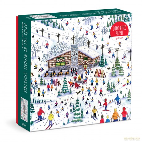 Michael Storrings Apres Ski 1000 Pc Puzzle: 1000 piece Puzzle - Galison [PUZZLE]