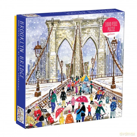 Michael Storrings Brooklyn Bridge 1000 Piece Puzzle in a Square Box - Michael Storrings [PUZZLE]