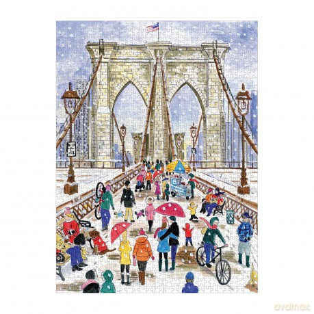 Michael Storrings Brooklyn Bridge 1000 Piece Puzzle in a Square Box - Michael Storrings [PUZZLE]