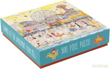 Michael Storrings Summer at the Amusement Park 500 Pc Puzzle - Michael Storrings [PUZZLE]