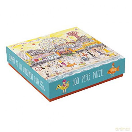 Michael Storrings Summer at the Amusement Park 500 Pc Puzzle - Michael Storrings [PUZZLE]