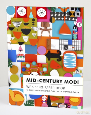 Mid-Century Mod! (Wrapping Paper Books) - Shelley Davies [KSIĄŻKA]