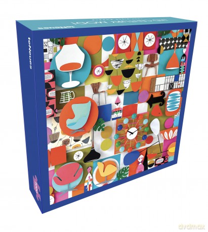Mid-century Mod!: 1000 Piece Puzzles - Shelley Davies [KSIĄŻKA]
