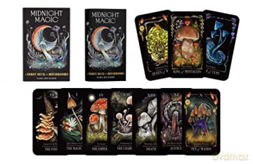Midnight Magic: A Tarot Deck of Mushrooms - Sara Richard [KSIĄŻKA]