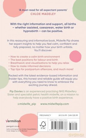 Midwife Pip's Guide to a Positive Birth: Tools to Feel Calm and Confident - Pip Davies [KSIĄŻKA]