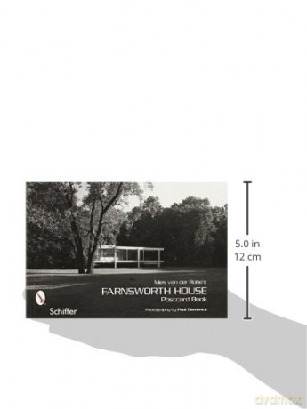 Mies van der Rohe's Farnsworth House: Postcard Book - Paul Clemence [KSIĄŻKA]