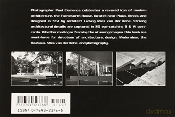 Mies van der Rohe's Farnsworth House: Postcard Book - Paul Clemence [KSIĄŻKA]