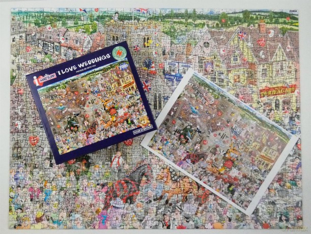 Mike Jupp Jigsaw Puzzles - I Love Wedding - 1000 Piece Jigsaw Puzzle For Adults | Made In Britain | 66cm X 50cm [PUZZLE]