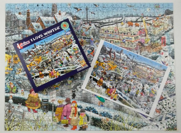 Mike Jupp Jigsaw Puzzles - I Love Winter - 1000 Piece Jigsaw Puzzle For Adults | Made In Britain | 66cm X 50cm [PUZZLE]
