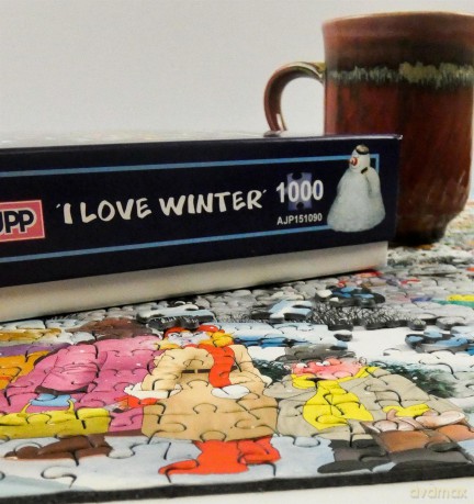 Mike Jupp Jigsaw Puzzles - I Love Winter - 1000 Piece Jigsaw Puzzle For Adults | Made In Britain | 66cm X 50cm [PUZZLE]