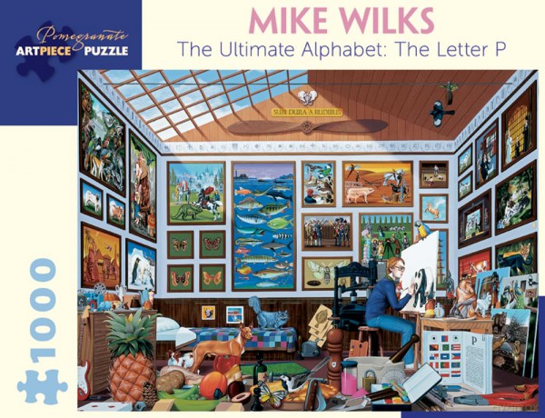 Mike Wilks the Ultimate Alphabet the Letter P 1000-Piece Jigsaw Puzzle - Mike Wilks [KSIĄŻKA]
