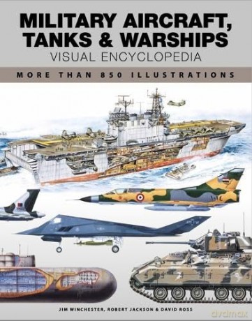 Military Aircraft, Tanks and Warships Visual Encyclopedia: More than 1000 colour illustrations - Robert Jackson [KSIĄŻKA]