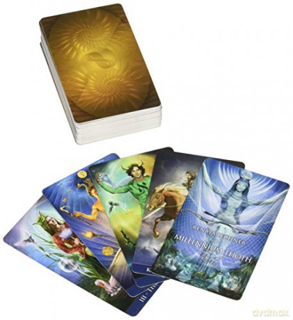 Millenium Thoth Tarot: 78 Full Colour Tarot Cards and Instruction Booklet - Renata Lechner [KSIĄŻKA]