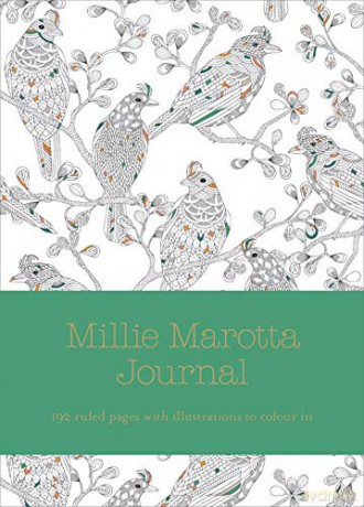 Millie Marotta Journal: ruled pages with full page illustrations from Wild Savannah: 20 - Millie Marotta [KSIĄŻKA]