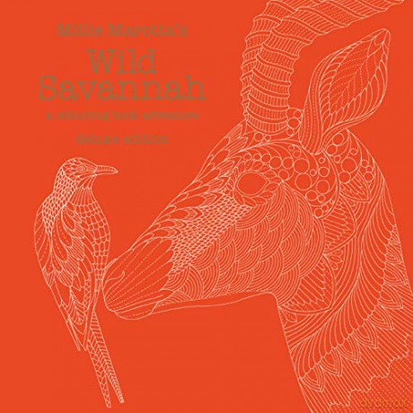 Millie Marotta's Wild Savannah Deluxe Edition: a colouring book adventure: 15 - Millie Marotta [KSIĄŻKA]