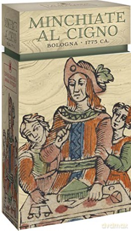 Minchiate Al Cigno: Bologna Ca 1775 Limited Edition - 97 full colour tarot cards and instructions - Lo Scarabeo [KSIĄŻKA]