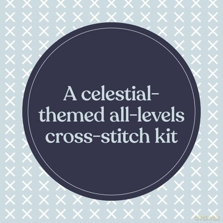 Mindful Crafts: Celestial Cross-Stitch Kit - Chronicle Books [KSIĄŻKA]
