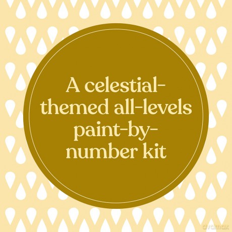 Mindful Crafts: Celestial Paint-by-Number Kit - Chronicle Books [KSIĄŻKA]