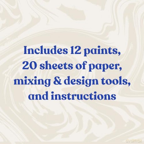 Mindful Crafts: Meditative Marbling Kit - Chronicle Books [KSIĄŻKA]