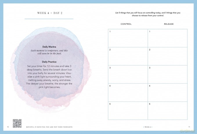 Mindful in Minutes: You Are Not Your Thoughts: An 8-Week Guided Meditation Journal - Kelly Smith [KALENDARZ]