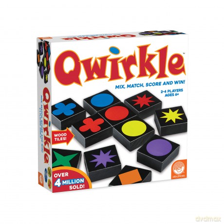 Mindware | Qwirkle UK Edition (NEW) | Board Game | Ages 5+ | 2-4 Players | 45 Minutes Playing Time [KSIĄŻKA]
