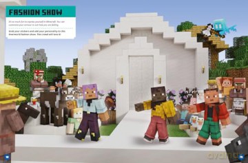 Minecraft Character Creator Sticker Book: A brand-new official sticker book adventure full of fun customisation for kids who love gaming. - Mojang Ab [KSIĄŻKA]