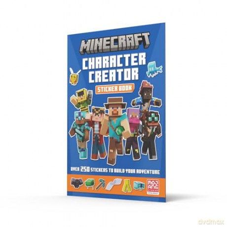 Minecraft Character Creator Sticker Book: A brand-new official sticker book adventure full of fun customisation for kids who love gaming. - Mojang Ab [KSIĄŻKA]