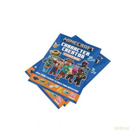 Minecraft Character Creator Sticker Book: A brand-new official sticker book adventure full of fun customisation for kids who love gaming. - Mojang Ab [KSIĄŻKA]