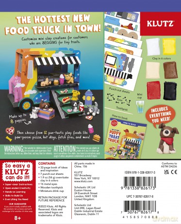 Mini Clay World Puppy Treat Truck: 1 (Klutz) - Editors of Klutz [KSIĄŻKA]