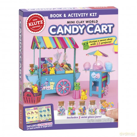 Mini Clay World: Candy Cart (Klutz) - Editors of Klutz [KSIĄŻKA]