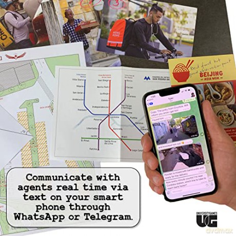 Mission Black Hawk Live Mission Case File from University Games, Use Whatsapp or Telegram Apps to Control Field Agents, Stop The Cartel and Divert The Funds, Real-Time Bank Heist [KSIĄŻKA]