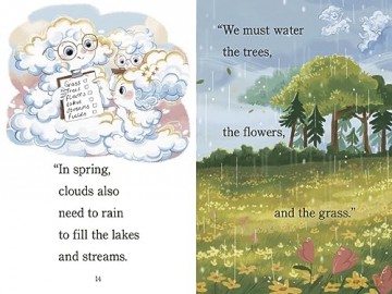 Misty the Cloud: The Thing About Spring (Step Into Reading) - Dylan Dreyer [KSIĄŻKA]