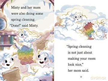 Misty the Cloud: The Thing About Spring (Step Into Reading) - Dylan Dreyer [KSIĄŻKA]