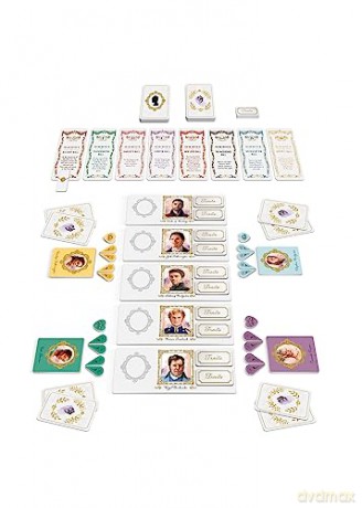 Mixlore | Bridgerton - The High Society Game | Card Game | Ages 16+ | 3-6 Players | 30 Minutes Playing Time [KSIĄŻKA]