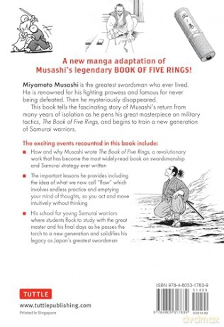 Miyamoto Musashi's Book of Five Rings: The Manga Edition: Japan's Legendary Book on Samurai Military Strategy - Miyamoto Musashi [KOMIKS]
