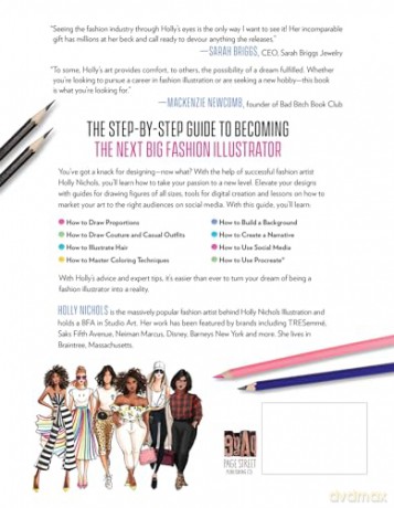 Modern Fashion Illustration: Simple Techniques for Stylish Drawings - Holly Nichols [KSIĄŻKA]